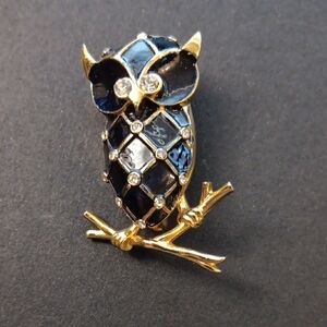 VTG Boucher Owl Brooch Pin